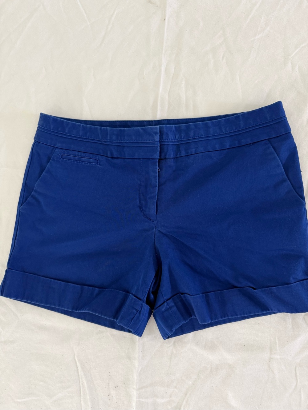 Express Women's Cobalt Blue Rolled-Hem Shorts Sz 6